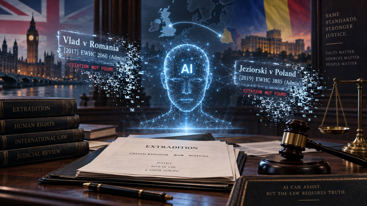 AI inventează jurisprudență într-o cauză privind justiția română
