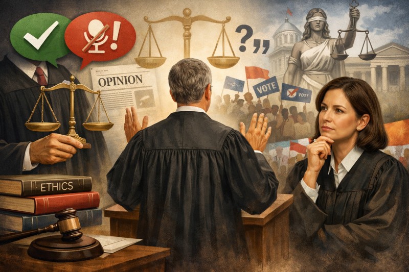 SUA - implicarea civică a judecătorilor